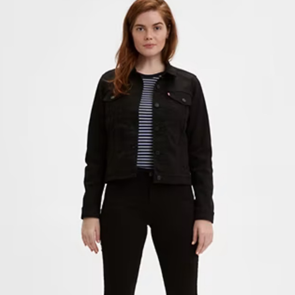 Levi’s original black trucker jean jacket